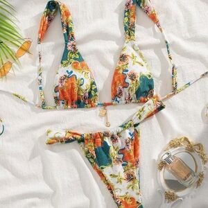 Floral Multicolor Bikini Set